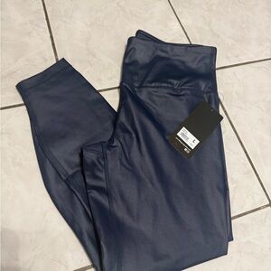 90 Degree By Reflex Navy Workout Leggings
